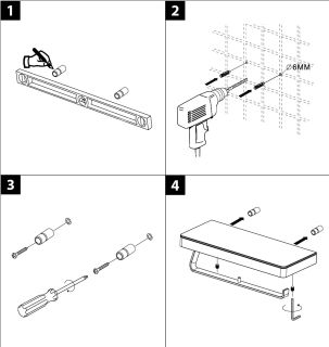 Двойной держатель для туалетной бумаги Lemark Glass Line 9721040 с полкой хром/белое стекло